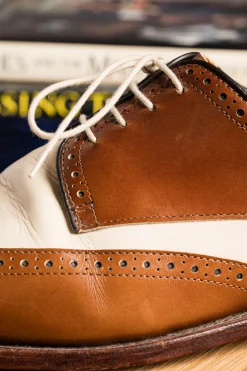 Flat Off White Waxed Cotton Shoelaces