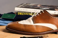 Flat Off White Waxed Cotton Shoelaces