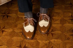 Flat Pale Pink Waxed Cotton Shoelaces