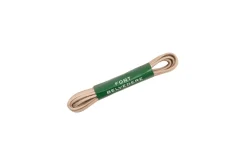 Flat Sand Waxed Cotton Shoelaces