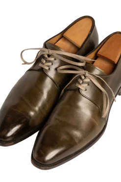 Flat Sand Waxed Cotton Shoelaces
