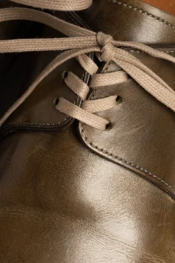Flat Sand Waxed Cotton Shoelaces
