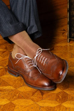 Flat White Waxed Cotton Shoelaces