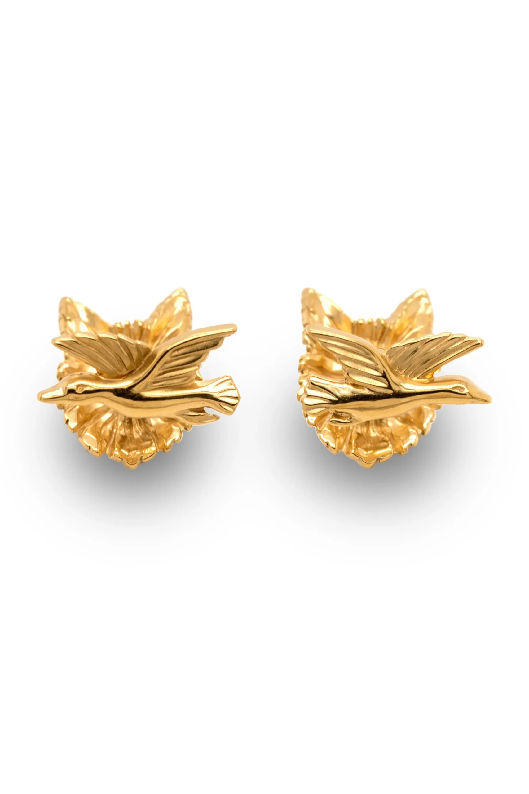Fox & Goose Yellow Gold Vermeil Cufflinks