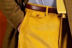 Goldenrod Yellow Stancliffe Corduroy Trousers