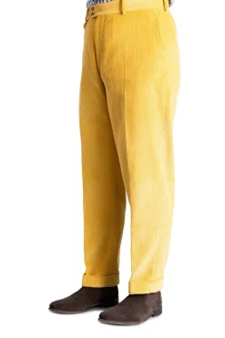 Goldenrod Yellow Stancliffe Corduroy Trousers