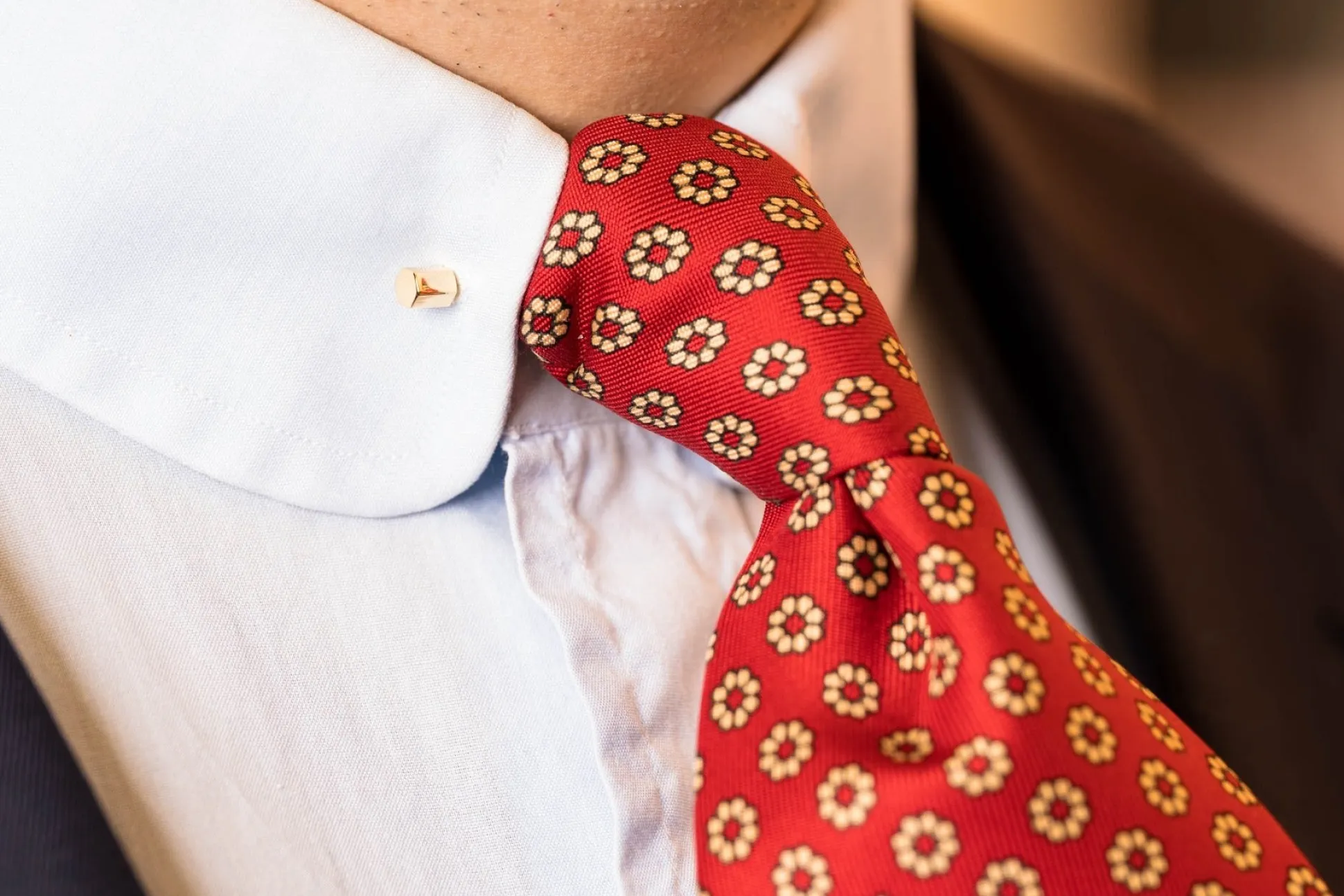 Gold Hex End Collar Bar