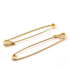 Gold Safety Collar Pin