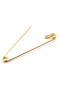 Gold Safety Collar Pin
