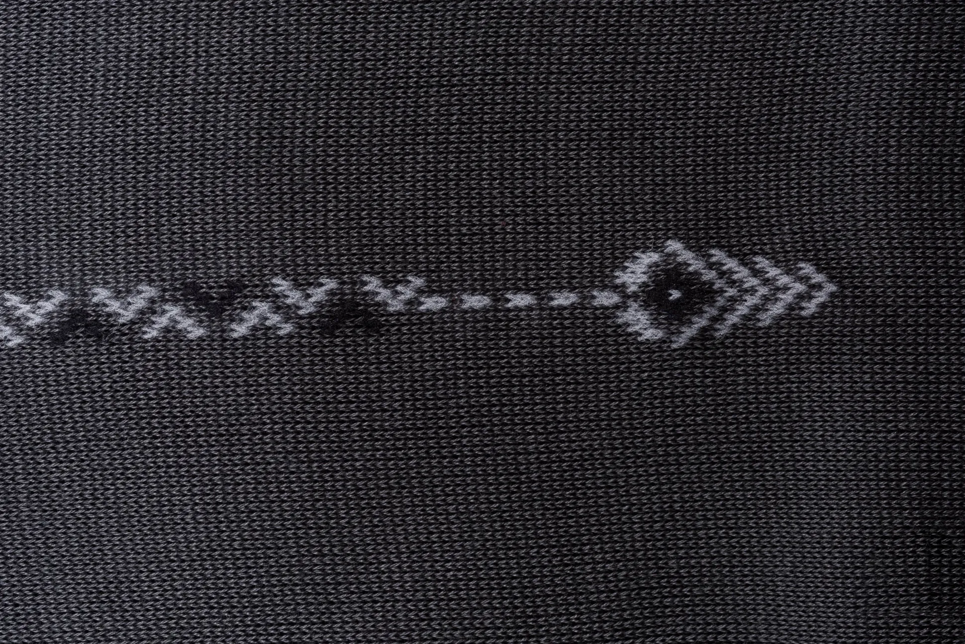 Gray Cotton Socks with Light Gray & Black Clocks