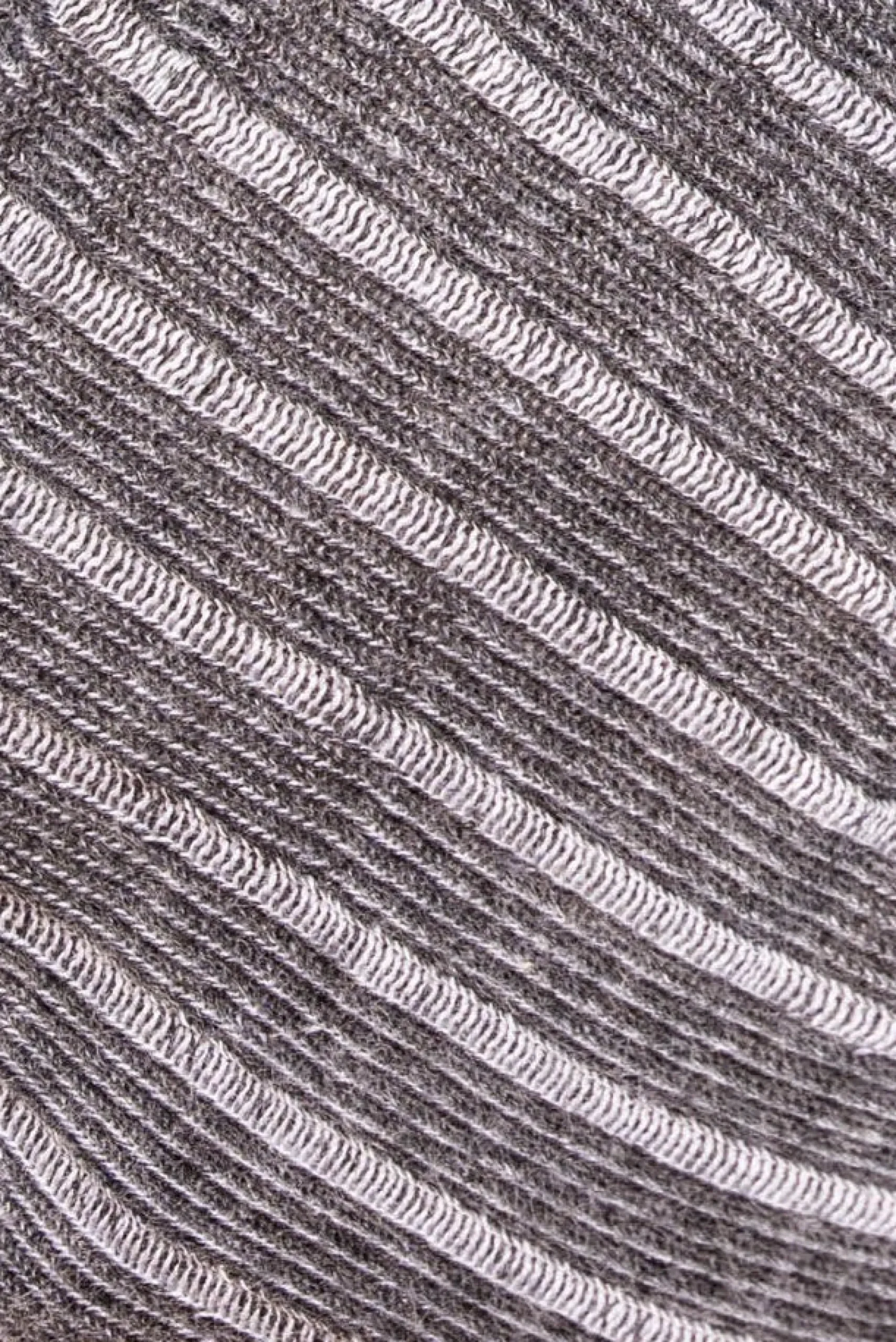 Gray & Light Gray Shadow Stripe Midweight Cotton Socks