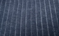 Gray & Prussian Blue Shadow Stripe Lightweight Cotton Socks