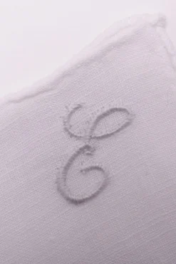 Hand-Embroidered Initial