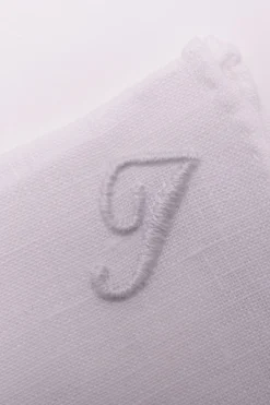 Hand-Embroidered Initial