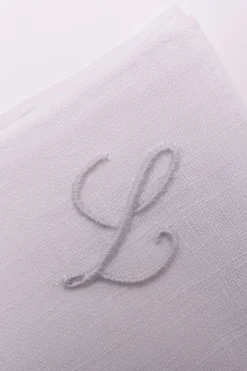 Hand-Embroidered Initial