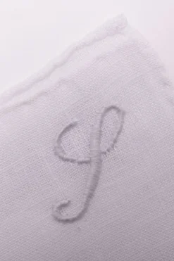 Hand-Embroidered Initial
