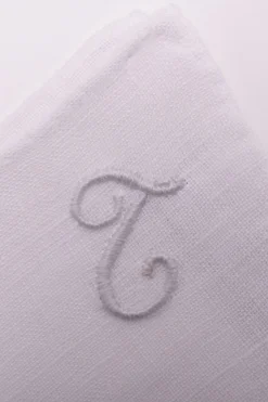 Hand-Embroidered Initial