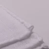 Hand-Embroidered Initial "X" White Linen Pocket Square