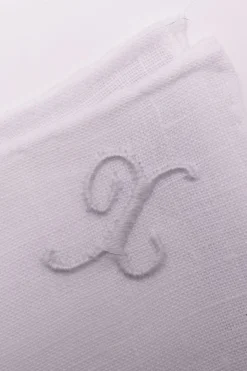Hand-Embroidered Initial