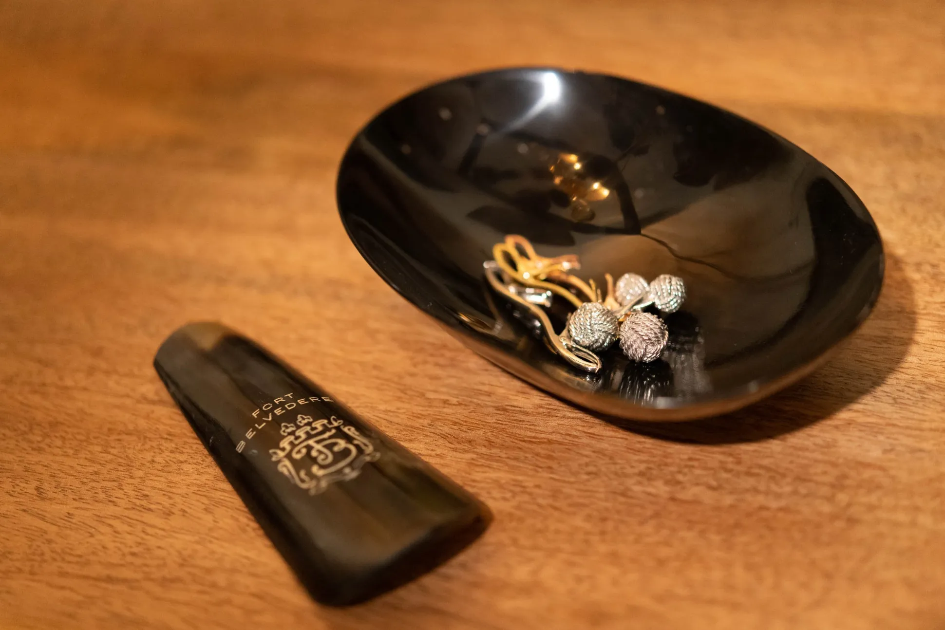 Handmade Horn Tid Bit Tray