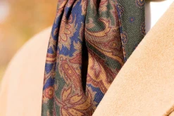 Harvest Paisley & Micropattern Scarf