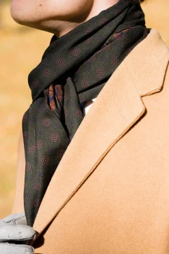 Harvest Paisley & Micropattern Scarf
