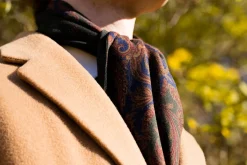Harvest Paisley & Micropattern Scarf