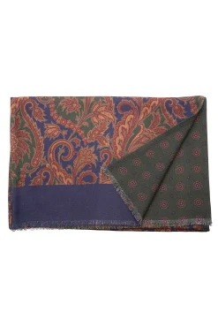 Harvest Paisley & Micropattern Scarf