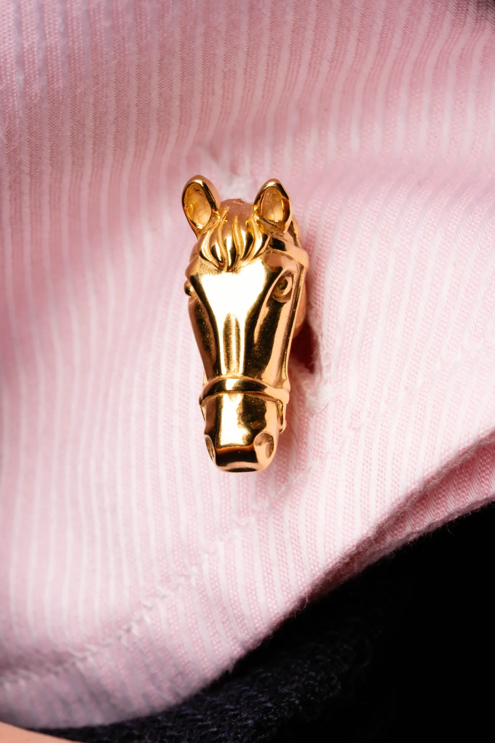 Horse & Stirrup Yellow Gold Vermeil Cufflinks