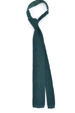 Hunter Green Silk Knit Tie