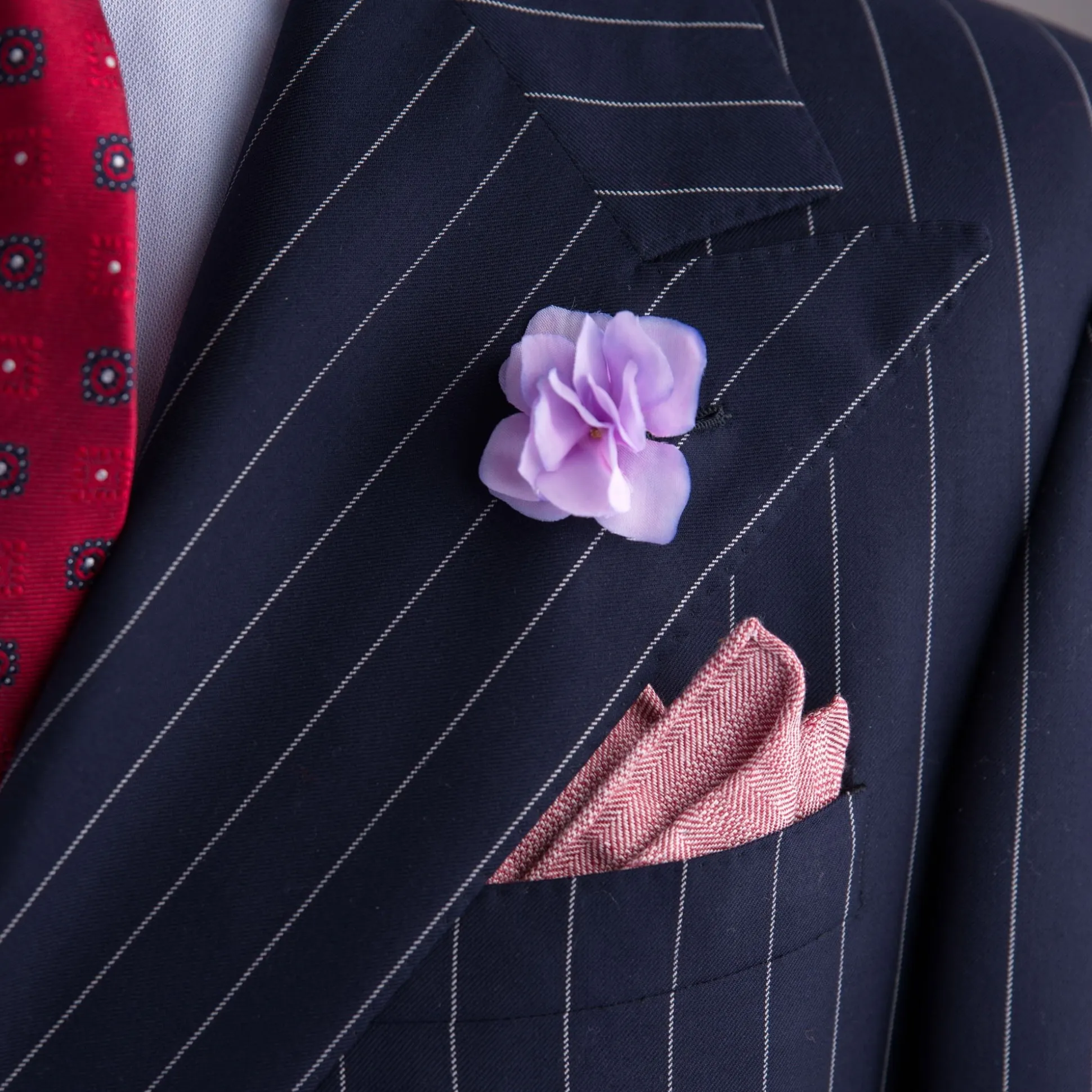 Hydrangea Silk Boutonnière Flower