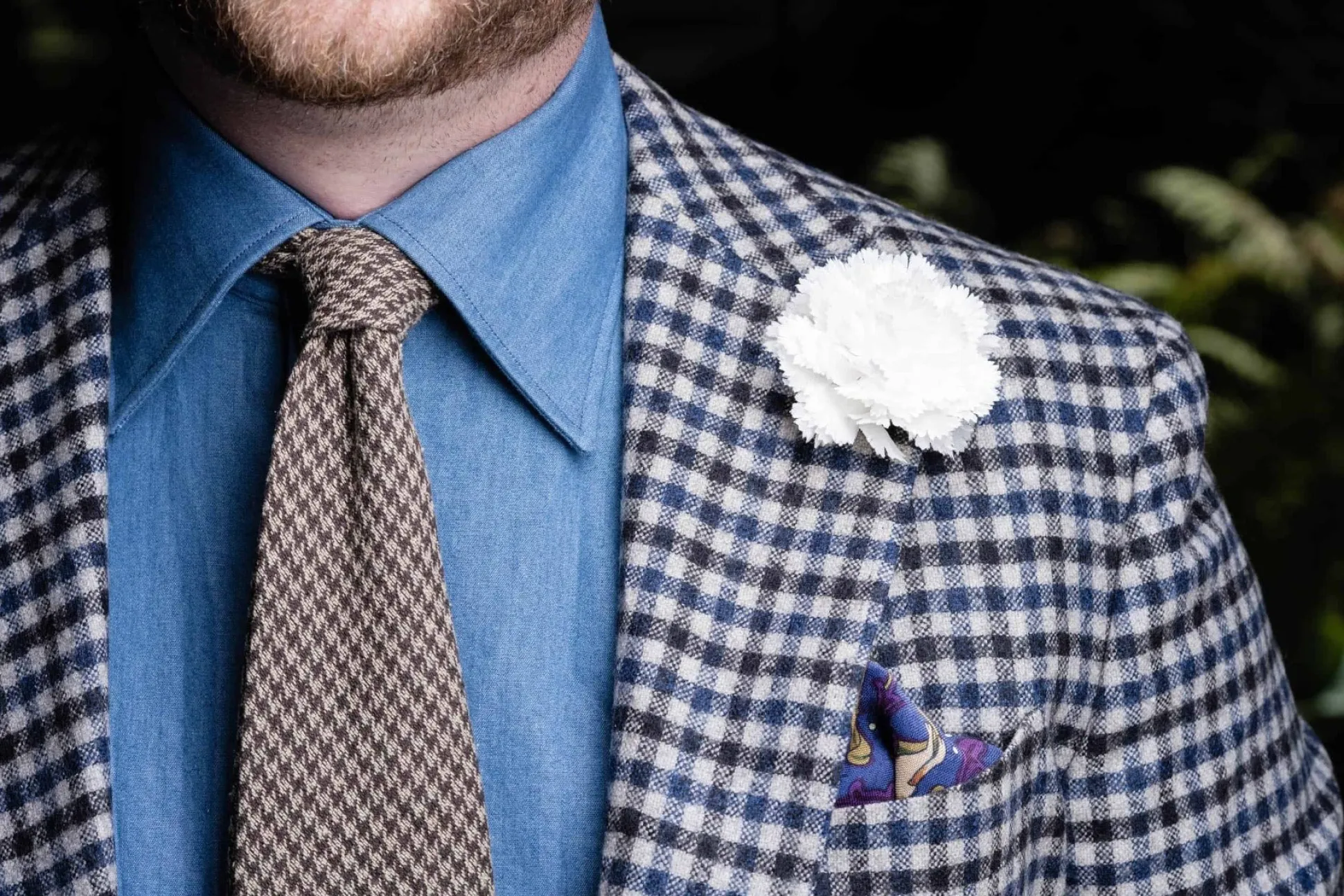 Ivory Carnation Boutonnière Flower
