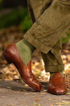 Khaki Drab Stancliffe Corduroy Trousers