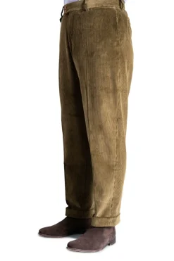 Khaki Drab Stancliffe Corduroy Trousers