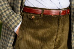 Khaki Drab Stancliffe Corduroy Trousers