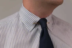 Large Gold 70mm Collar Clip for Modern Medium Spread Collars