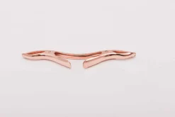 Large Rose Gold 70mm Collar Clip for Modern Medium Spread Collars