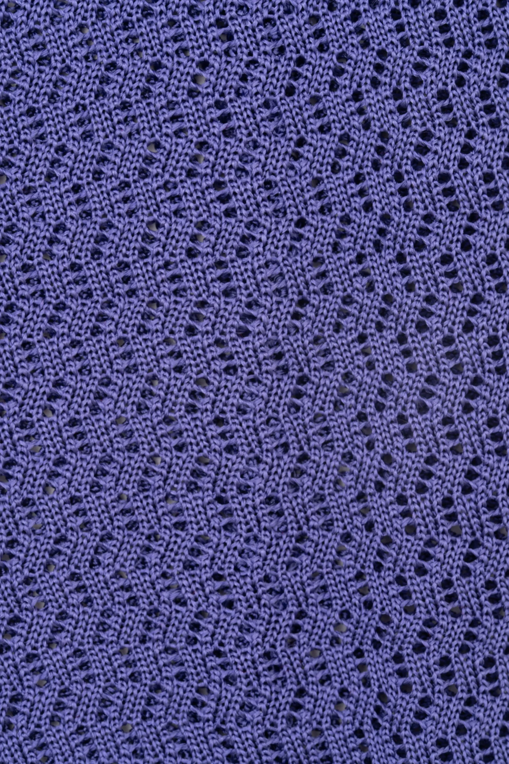 Lavender Purple Zigzag Silk Knit Tie