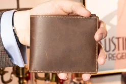 Le Grand 10 Card Antique Mahogany Leather Wallet