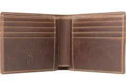 Le Grand 10 Card Antique Mahogany Leather Wallet