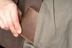 Le Grand 10 Card Antique Mahogany Leather Wallet