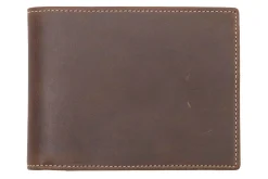 Le Grand 10 Card Antique Mahogany Leather Wallet