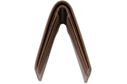 Le Grand 10 Card Antique Mahogany Leather Wallet