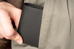 Le Grand 10 Card Black Togo Calf Leather Wallet