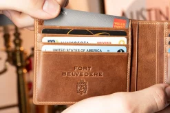 Le Grand 10 Card Saddle Brown Montecristo Leather Wallet