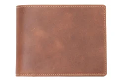 Le Grand 10 Card Saddle Brown Montecristo Leather Wallet