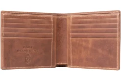 Le Grand 10 Card Saddle Brown Montecristo Leather Wallet
