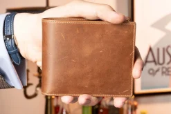 Le Grand 10 Card Saddle Brown Montecristo Leather Wallet
