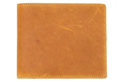 Le Grand 10 Card Vintage Gold Full-Grain Leather Wallet