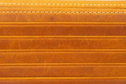 Le Grand 10 Card Vintage Gold Full-Grain Leather Wallet